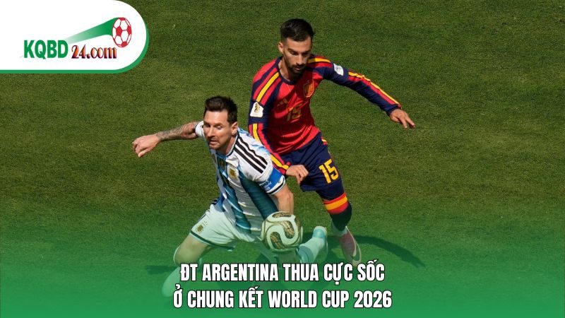 ĐT Argentina thua cực sốc ở chung kết World Cup 2026